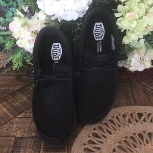 HEY DUDE Men's Black Wally Casual Shoes